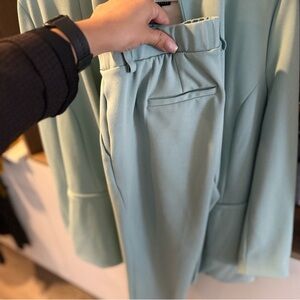 Mint Green Blazer and Pants Set